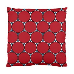 Circle Red Purple Standard Cushion Case (one Side) by Alisyart