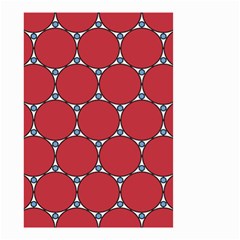 Circle Red Purple Small Garden Flag (two Sides)