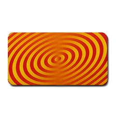 Circle Line Orange Hole Hypnotism Medium Bar Mats by Alisyart
