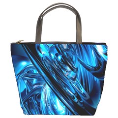 Blue Wave Bucket Bags