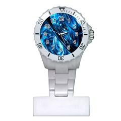 Blue Wave Plastic Nurses Watch