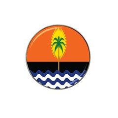 Coconut Tree Wave Water Sun Sea Orange Blue White Yellow Green Hat Clip Ball Marker (10 Pack) by Alisyart