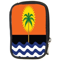 Coconut Tree Wave Water Sun Sea Orange Blue White Yellow Green Compact Camera Cases