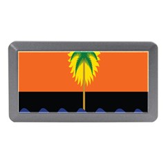 Coconut Tree Wave Water Sun Sea Orange Blue White Yellow Green Memory Card Reader (mini)