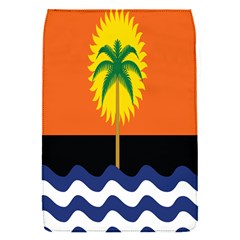 Coconut Tree Wave Water Sun Sea Orange Blue White Yellow Green Flap Covers (s)  by Alisyart