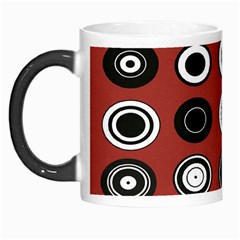 Circles Red Black White Morph Mugs