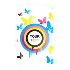Colorful Butterfly Rainbow Circle Animals Fly Pink Yellow Black Blue Text Memory Card Reader