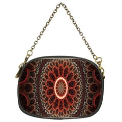 Circles Shapes Psychedelic Symmetry Chain Purses (one Side)  by Alisyart