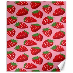 Fruitb Red Strawberries Canvas 20  X 24   by Alisyart