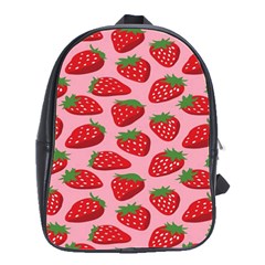 Fruitb Red Strawberries School Bags(large) 