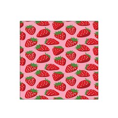 Fruitb Red Strawberries Satin Bandana Scarf