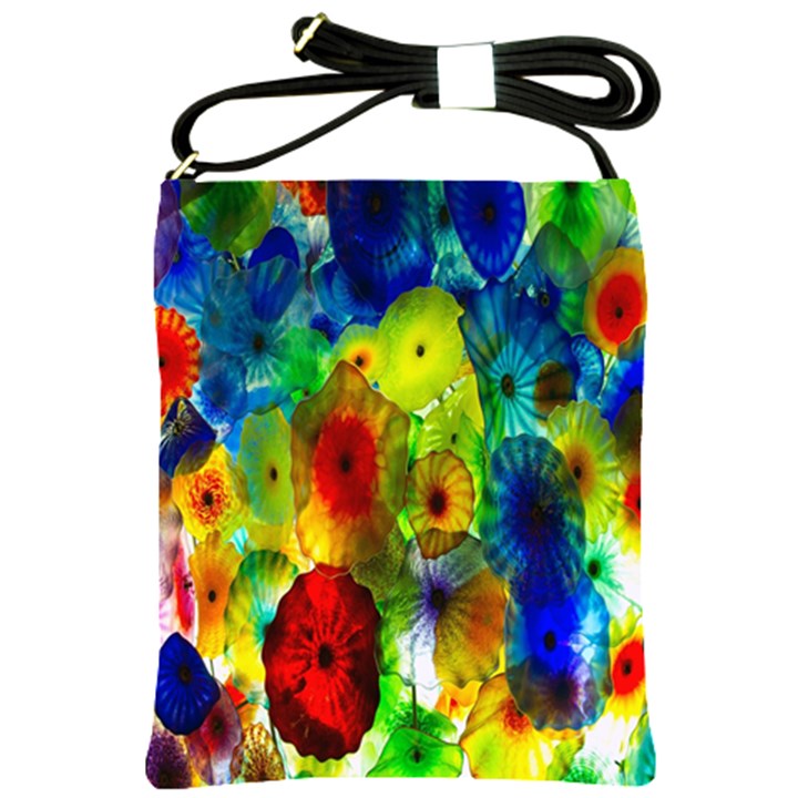 Green Jellyfish Yellow Pink Red Blue Rainbow Sea Shoulder Sling Bags
