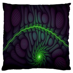 Light Cells Colorful Space Greeen Large Cushion Case (one Side)