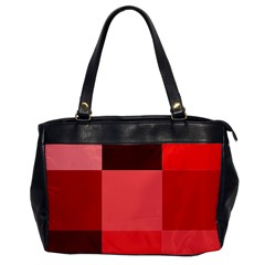 Red Flag Plaid Office Handbags