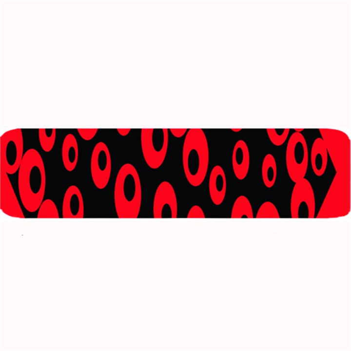 Scatter Shapes Large Circle Black Red Plaid Triangle Large Bar Mats