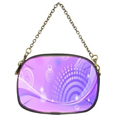 Purple Circle Line Light Chain Purses (two Sides) 