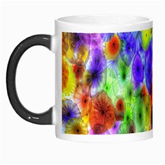 Green Jellyfish Yellow Pink Red Blue Rainbow Sea Purple Morph Mugs by Alisyart