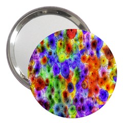 Green Jellyfish Yellow Pink Red Blue Rainbow Sea Purple 3  Handbag Mirrors