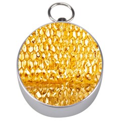 Honeycomb Fine Honey Yellow Sweet Silver Compasses by Alisyart