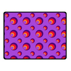 Scatter Shapes Large Circle Red Orange Yellow Circles Bright Fleece Blanket (small)