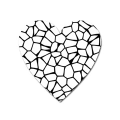 Seamless Cobblestone Texture Specular Opengameart Black White Heart Magnet by Alisyart