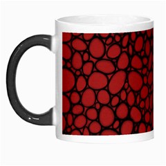 Tile Circles Large Red Stone Morph Mugs by Alisyart