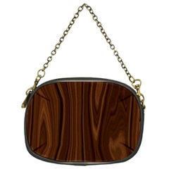 Texture Seamless Wood Brown Chain Purses (one Side) 