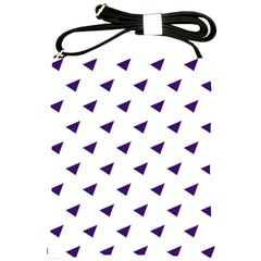 Triangle Purple Blue White Shoulder Sling Bags