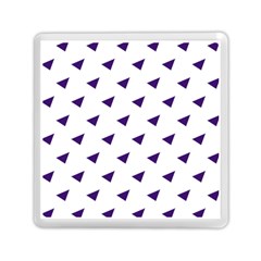 Triangle Purple Blue White Memory Card Reader (square)  by Alisyart