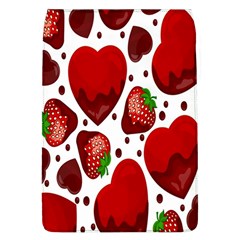 Strawberry Hearts Cocolate Love Valentine Pink Fruit Red Flap Covers (l)  by Alisyart