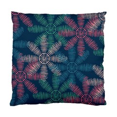 Spring Flower Red Grey Green Blue Standard Cushion Case (two Sides)