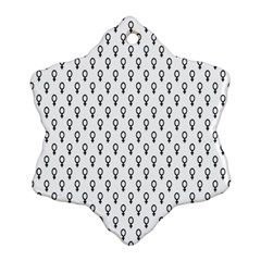 Woman Plus Sign Ornament (snowflake)