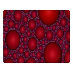 Voronoi Diagram Circle Red Double Sided Flano Blanket (large)  by Alisyart