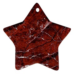 Texture Stone Red Ornament (star)