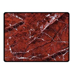 Texture Stone Red Fleece Blanket (small)