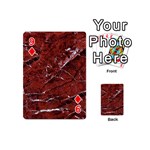 Texture Stone Red Playing Cards 54 (Mini)  Front - Diamond9