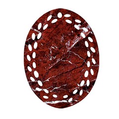 Texture Stone Red Ornament (oval Filigree)