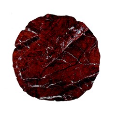 Texture Stone Red Standard 15  Premium Round Cushions by Alisyart