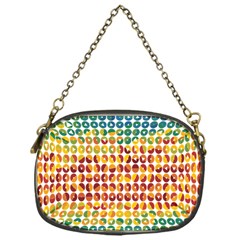 Weather Blue Orange Green Yellow Circle Triangle Chain Purses (one Side)  by Alisyart