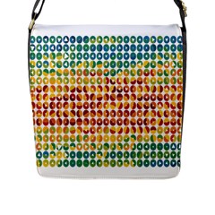 Weather Blue Orange Green Yellow Circle Triangle Flap Messenger Bag (l)  by Alisyart