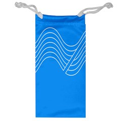 Waves Blue Sea Water Jewelry Bag