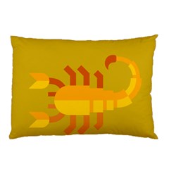 Animals Scorpio Zodiac Orange Yellow Pillow Case