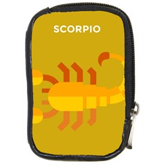 Animals Scorpio Zodiac Orange Yellow Compact Camera Cases