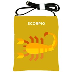 Animals Scorpio Zodiac Orange Yellow Shoulder Sling Bags