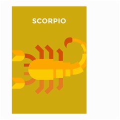 Animals Scorpio Zodiac Orange Yellow Small Garden Flag (two Sides)