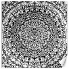 Mandala Boho Inspired Hippy Hippie Design Canvas 12  X 12   by CraftyLittleNodes