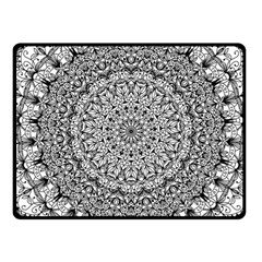 Mandala Boho Inspired Hippy Hippie Design Fleece Blanket (small)