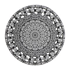Mandala Boho Inspired Hippy Hippie Design Round Filigree Ornament (two Sides) by CraftyLittleNodes