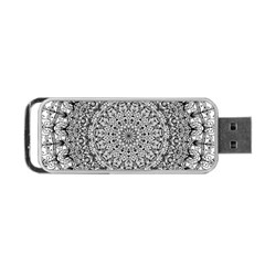 Mandala Boho Inspired Hippy Hippie Design Portable Usb Flash (two Sides) by CraftyLittleNodes