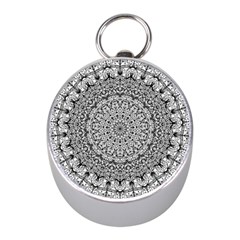 Mandala Boho Inspired Hippy Hippie Design Mini Silver Compasses by CraftyLittleNodes